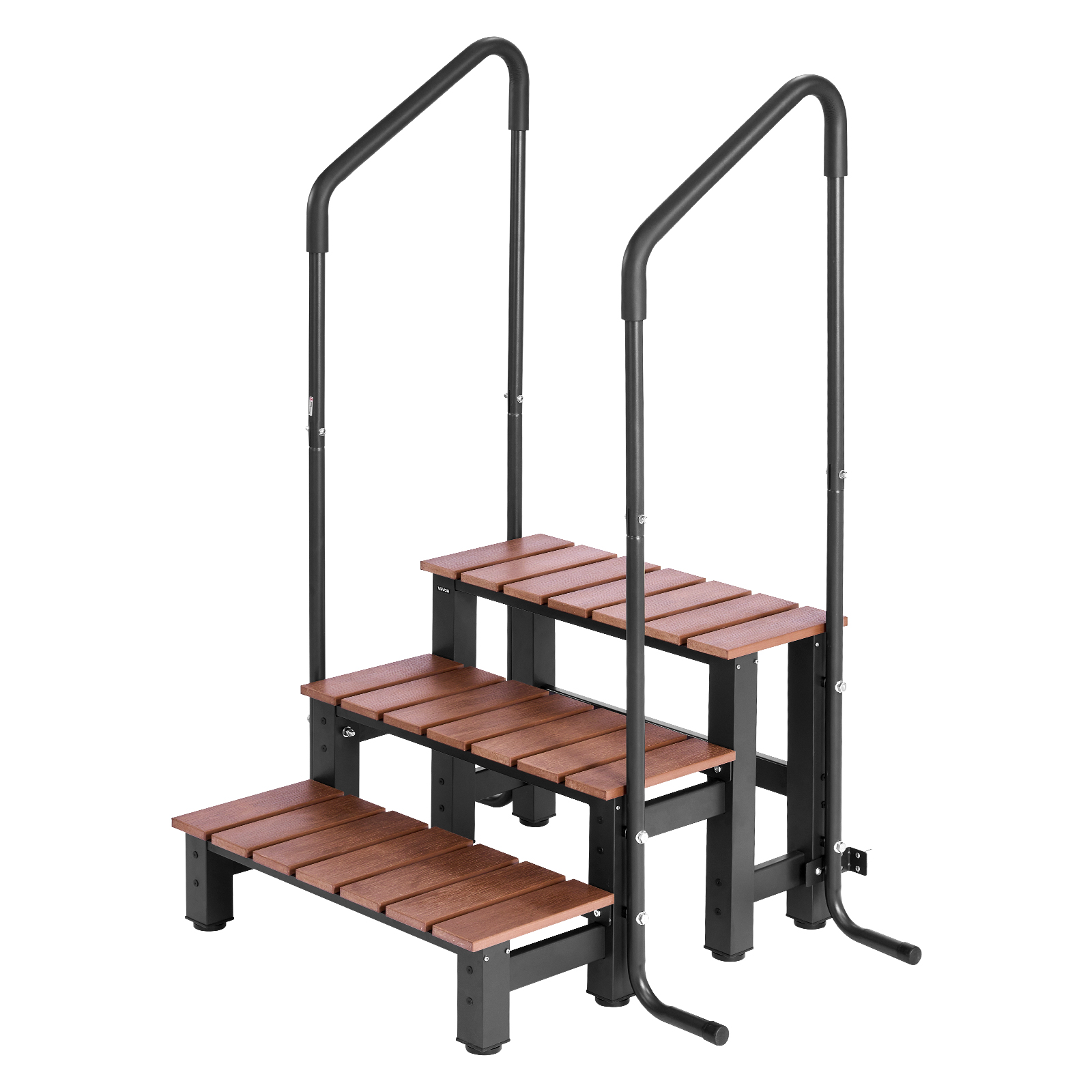 Pool Ladder Above Ground - VEVOR ホットタブ用階段（2段/3段）、屋外用スパ階段、幅23.6インチ/25インチ/25.2インチ、地上設置型/インフレータブルプール用、玄関やパティオに設置可能。