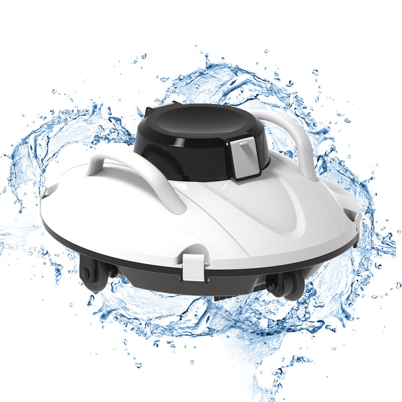 Pool Vacuum Manual - ロボット-屋外コードレス掃除機,5000mAh充電式リチウム電池を備えた自動掃除機,最大110分の自律性