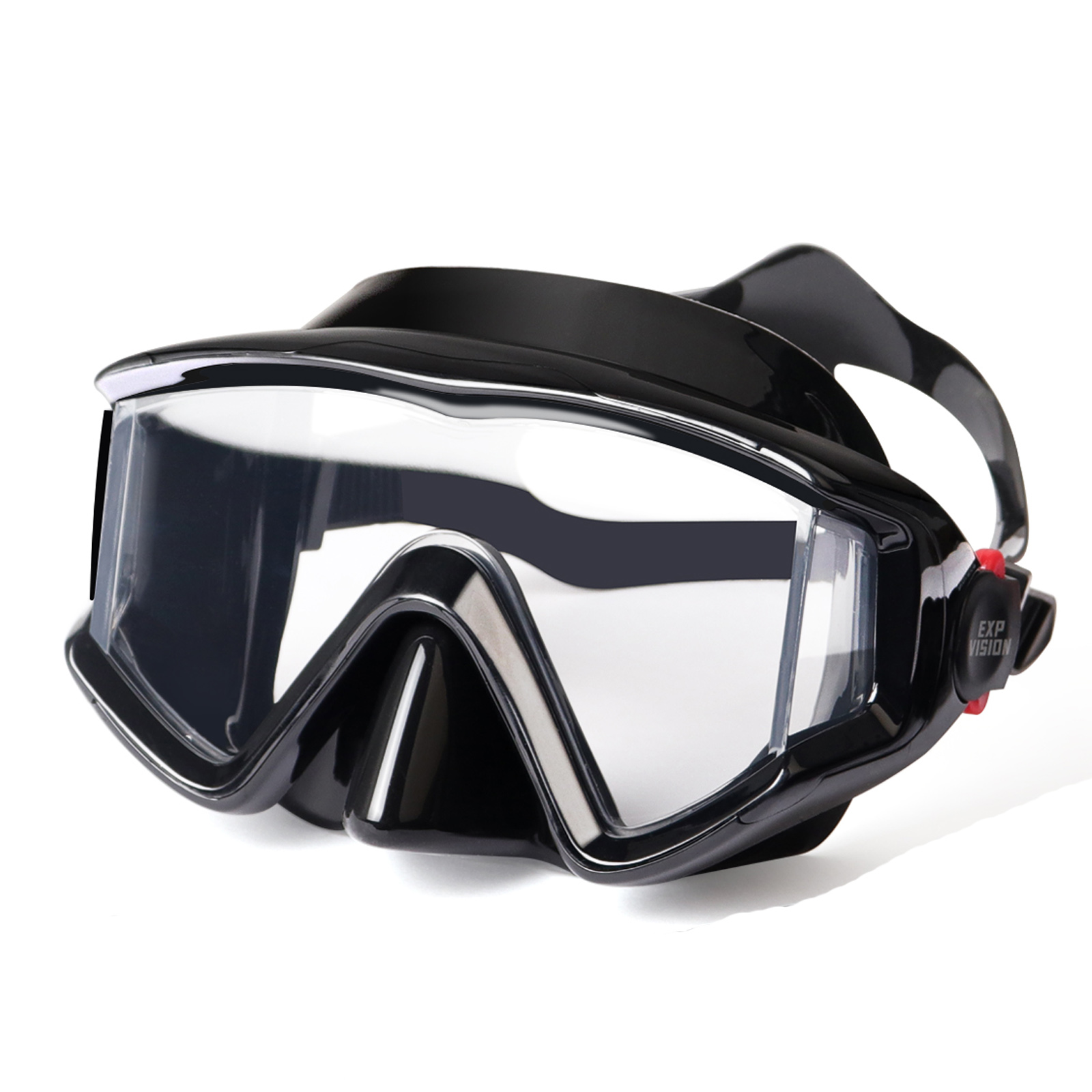 Snorkel Mask Full Face - 防霧水泳シュノーケルマスク、大人、スキューバダイビング、水泳スノーケリングゴーグル、PCレンズ付き