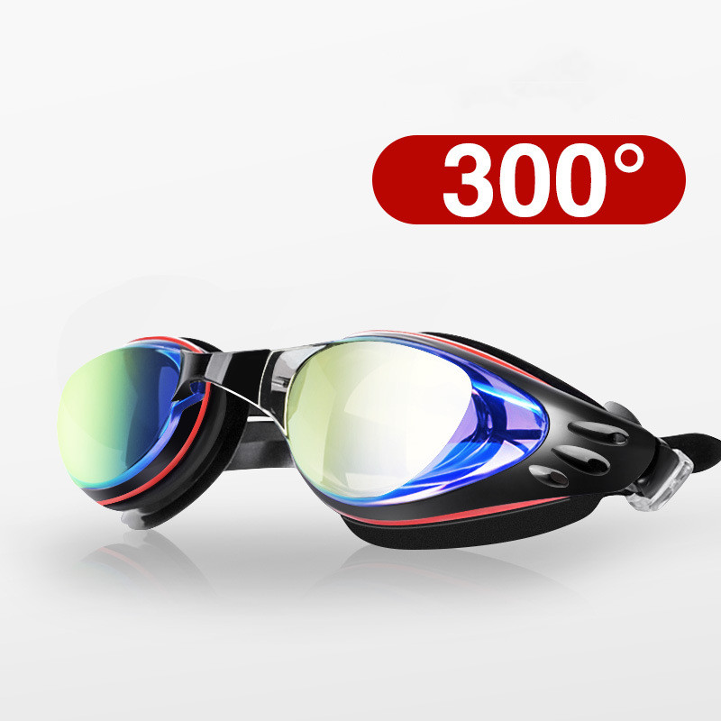 プロの近視水泳用ゴーグル,防水防曇,シリコンダイビング - Swim Goggles Anti Fog Uv のレビューと価格