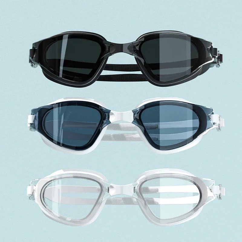大人用の新しい曇り止めスイミングゴーグル1組、男性と女性用の - Swim Goggles Anti Fog Uv のレビューと価格