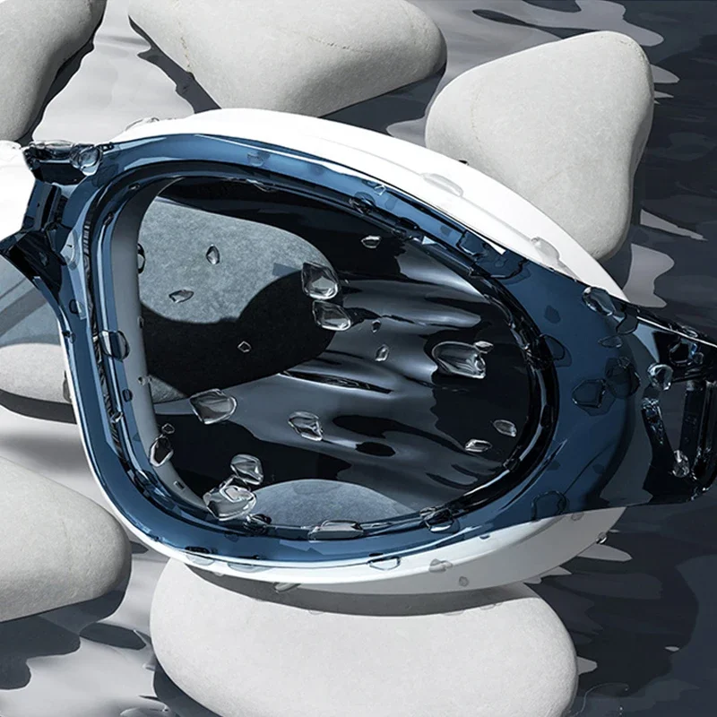 大人用の新しい曇り止めスイミングゴーグル1組、男性と女性用の - Swim Goggles Anti Fog Uv のレビューと価格
