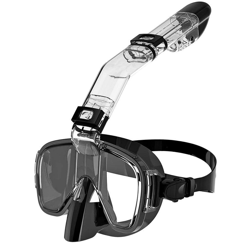 ダイビングマスク 折りたたみ式曇り止めシュノーケルマスクセッ - Snorkel Mask Full Face のレビューと価格