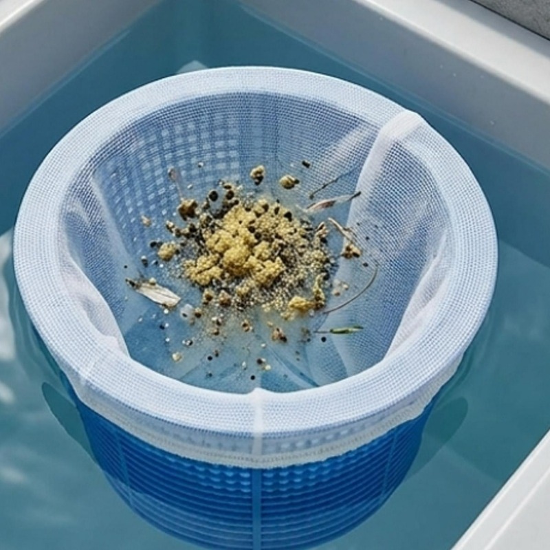 50/5個入り ホワイトプールスキミングバスケット フィルタ - Pool Skimmer Net のレビューと価格