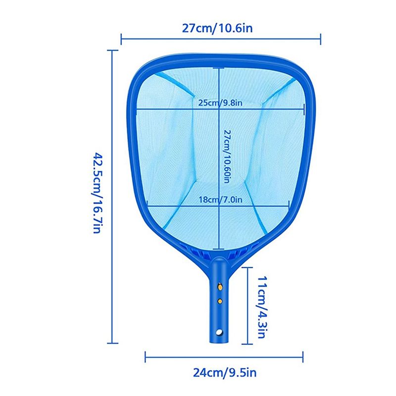 ABXYプールスキマーネット、1-1/4インチポール用、プー - Pool Skimmer Net のレビューと価格