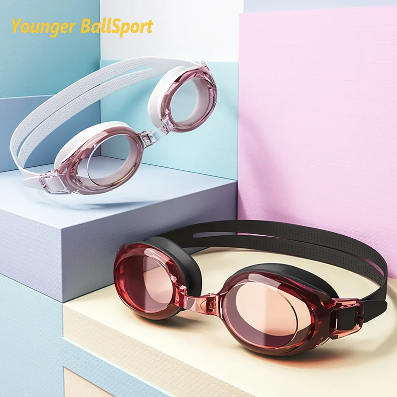 近視水泳ゴーグル女性用水泳キャップ水泳メガネ防曇 UV 防水 - Swim Goggles Anti Fog Uv のレビューと価格