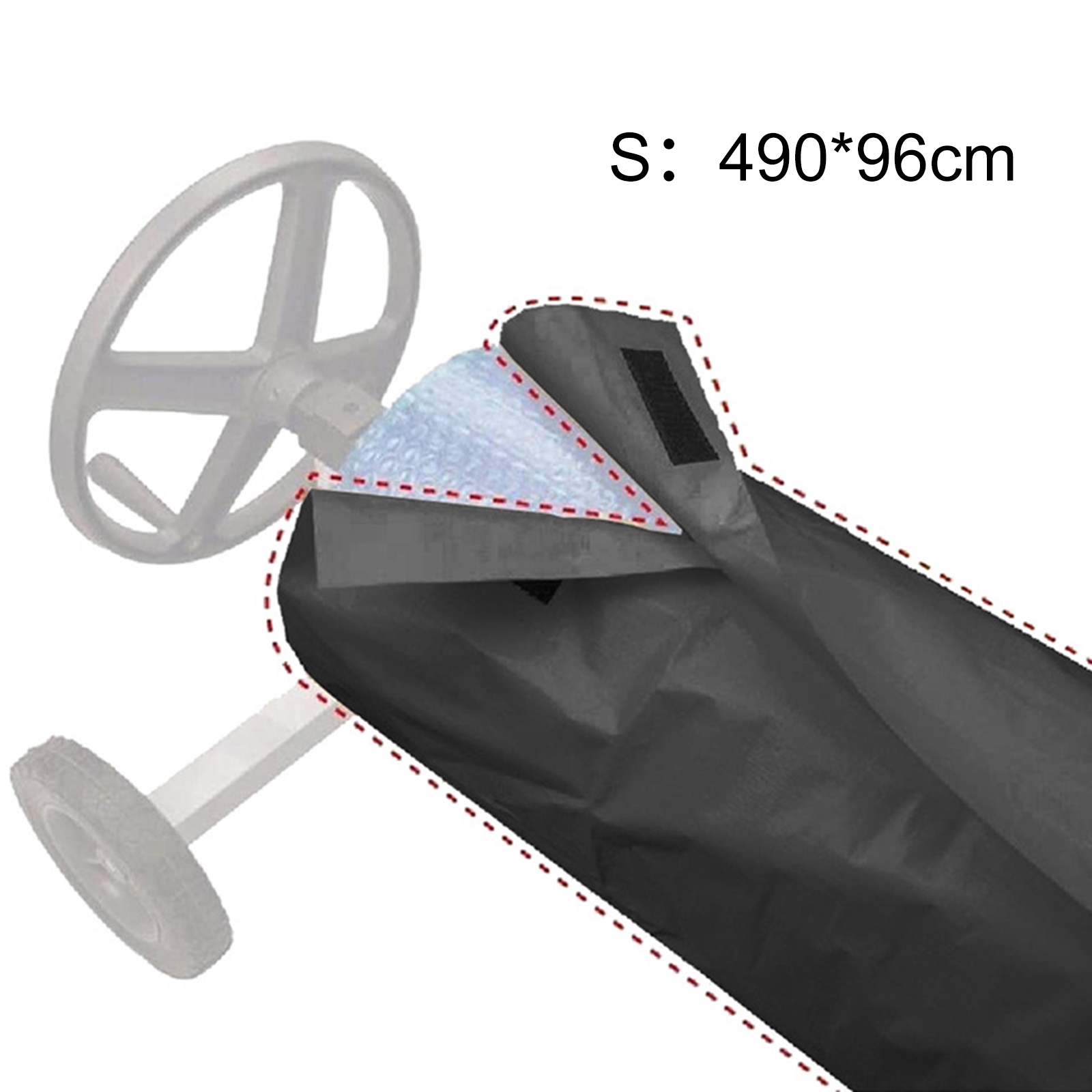 プールソーラーリールカバー ソーラーブランケットリール用保護 - Pool Cover Waterproof のレビューと価格