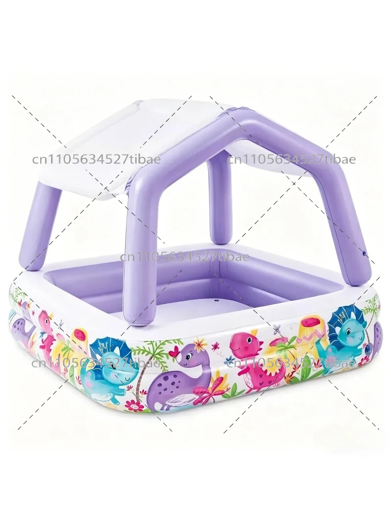 膨らませる虹色キッズプール、スライド付きファミリープレイウォ - Water Slide Inflatable のレビューと価格