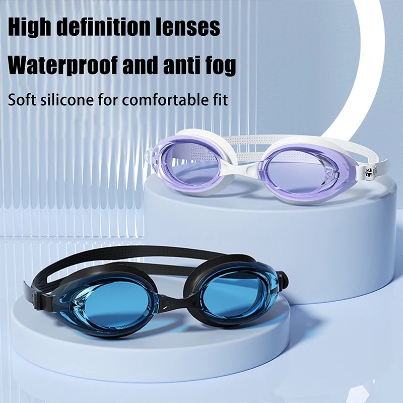プロの水泳ゴーグル大人男性女性プロフェッショナルプール防水防 - Swim Goggles Anti Fog Uv のレビューと価格