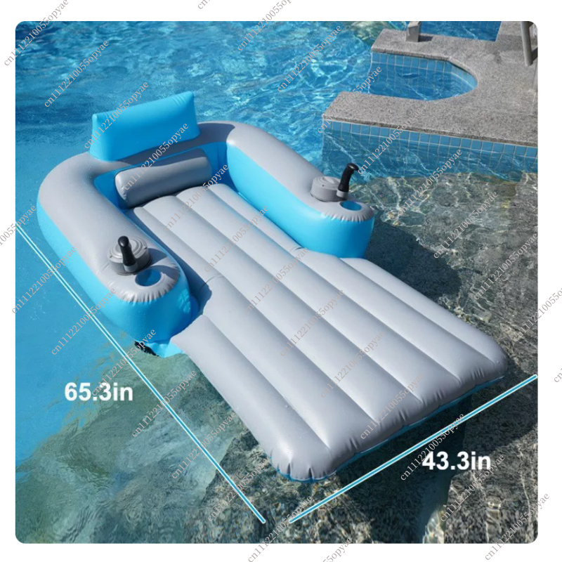 電動インフレータブルウォーターラウンジャー、デュアルモーター - Pool Lounger Inflatable のレビューと価格