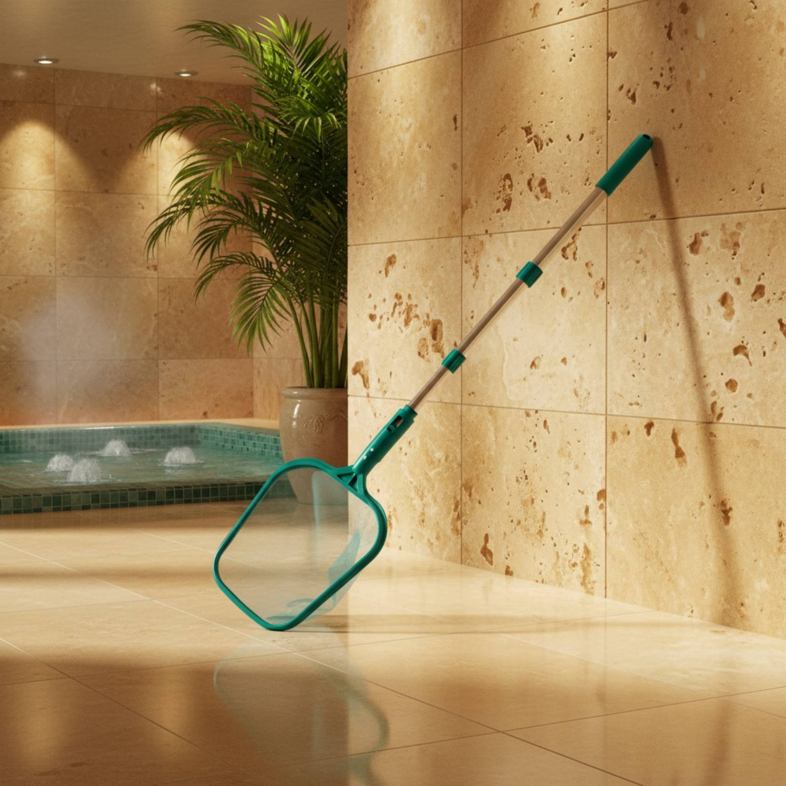 プール葉っぱ取りネット ポール付き 長さ調節可能 伸縮式プー - Pool Skimmer Net のレビューと価格