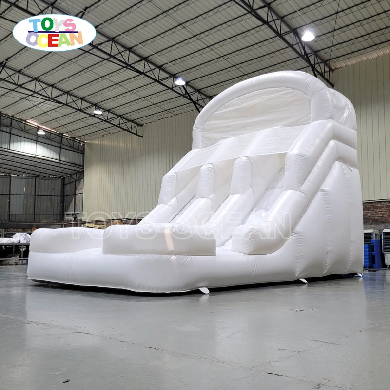 子供用インフレータブルウォータースライド、ダブルホワイトスラ - Water Slide Inflatable のレビューと価格